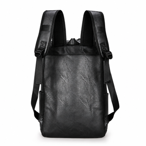 Laptoprucksack Herren mit Frontreißverschluss – Schwarz – Produktdetail oder ergänzende Inszenierung