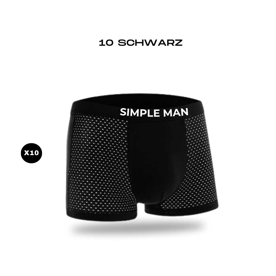 KAUFEN SIE 5 – ERHALTEN SIE 10 BAMBUS-BOXERS