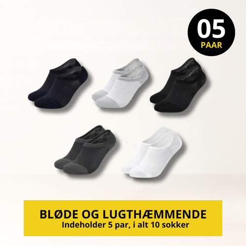 ANTI-GERUCH & KOMFORT FÜSSLINGE – 5ER-PACK