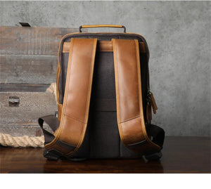 Laptoprucksack Herren aus Rindsleder SWK2952 – Braun – Produktansicht