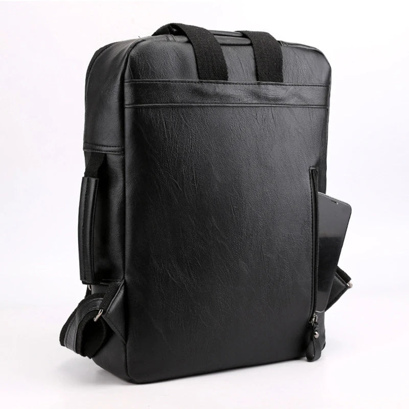 Business-Rucksack Herren mit USB-Anschluss – Schwarz – Produktansicht