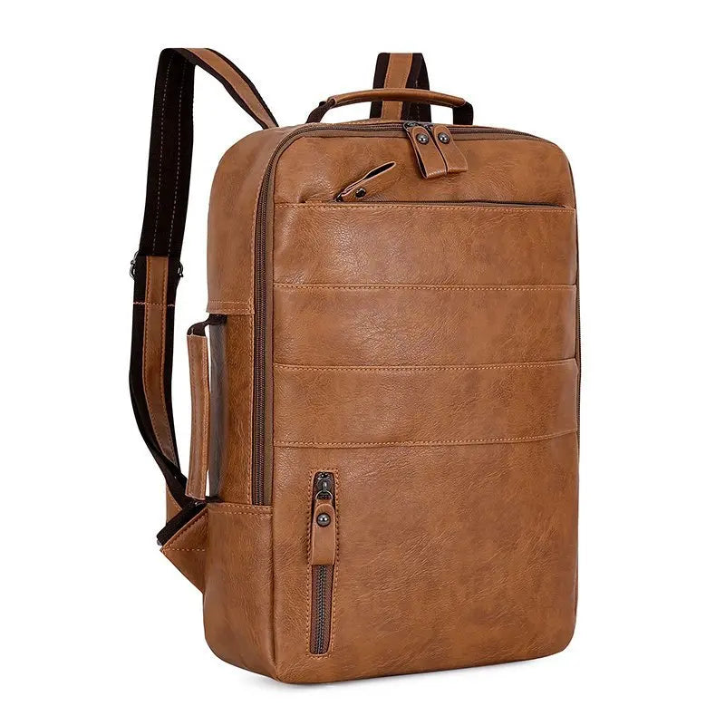 Business-Rucksack Herren mit USB-Anschluss – Khaki – Produktansicht