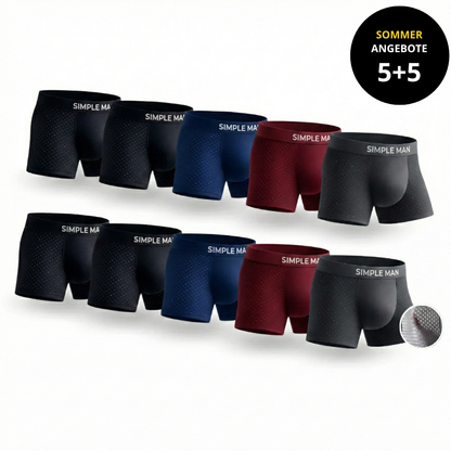 SIMPLE MAN BAMBUS-BOXERSHORTS – 10ER PACK