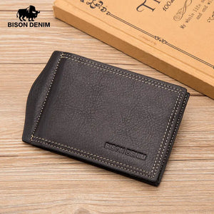 BISON DENIM W9348 – Herren-Geldbörse mit Münzfach