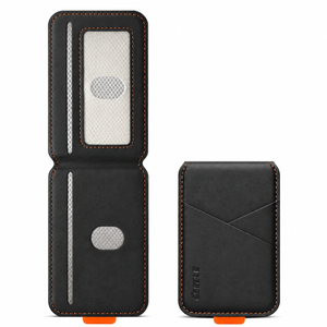 Magnetischer Smartphone-Kartenhalter mit Klappständer – Schwarz – Produktdetail oder ergänzende Inszenierung